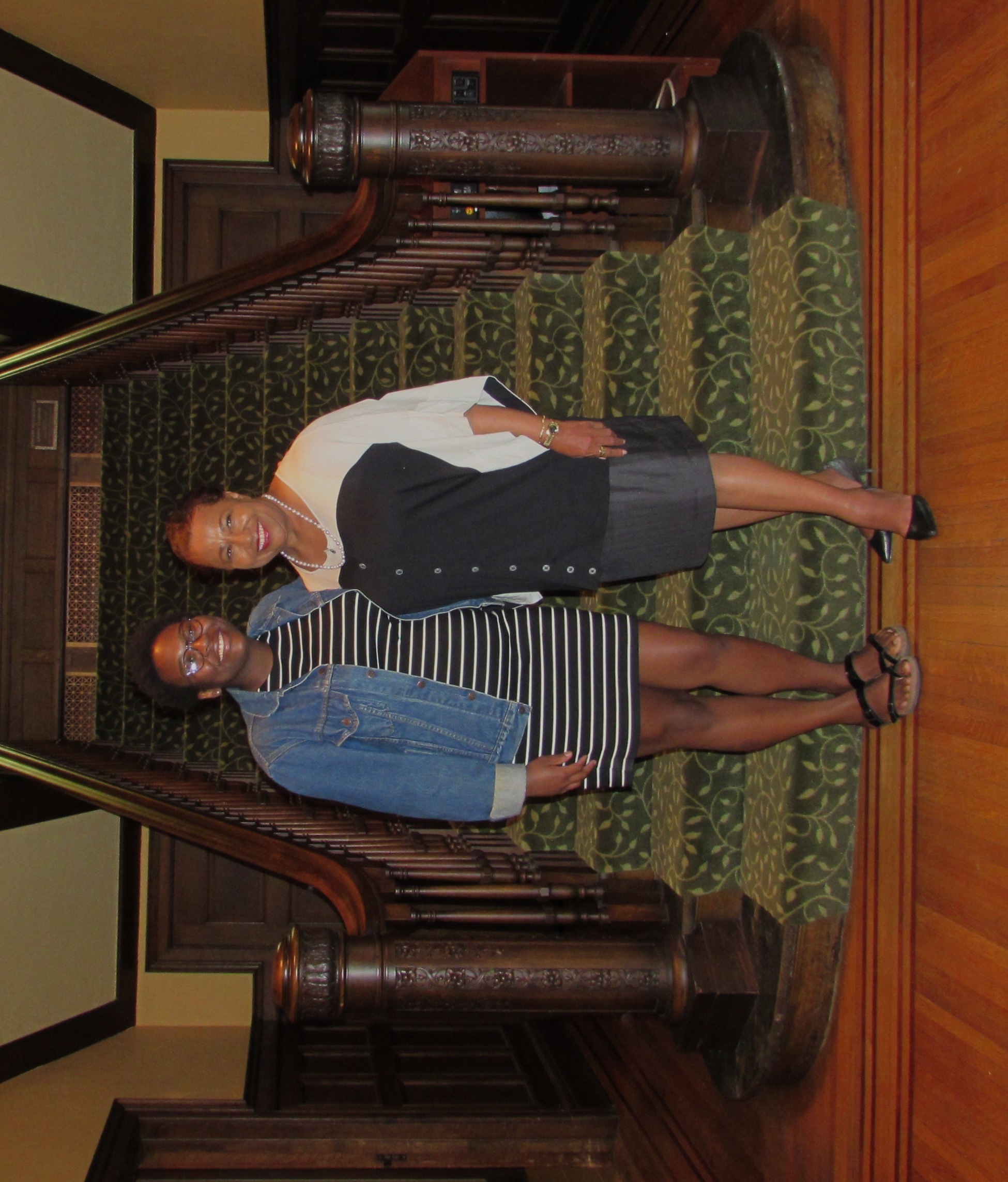 BMRC intern, Megan Naylor & Carol Moseley Braun